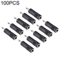 Adaptadores convertidores de sonido mono macho de 3,5 mm a hembra de 6,35 mm (100 unidades en un paquete, el precio es por 100 unidades)