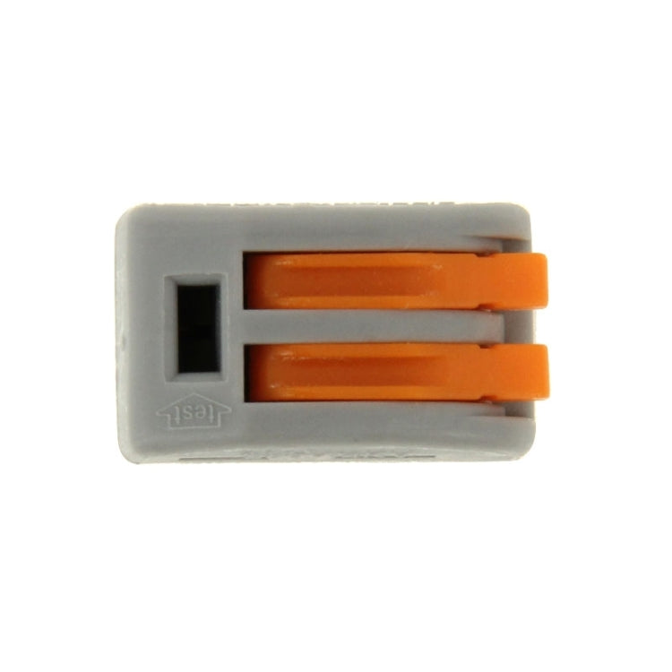 Conector de cable sin soldadura, abrazadera de empuje Universal compacto de 2 pines, 10 Uds., 2 Pin