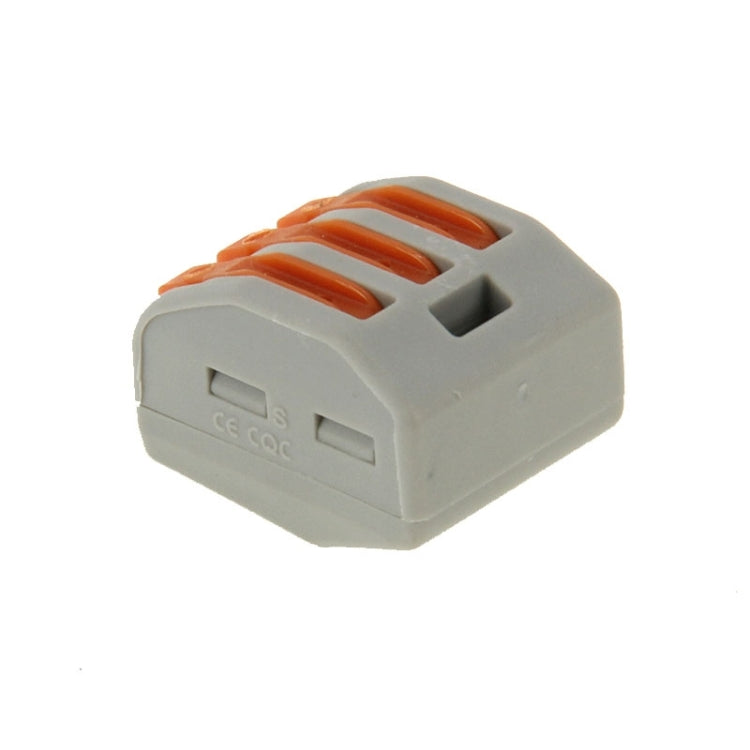 Conector de cable sin soldadura, abrazadera de empuje Universal compacto de 3 pines, 10 Uds., 3 Pin