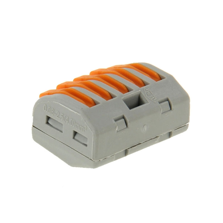 Conector de cable sin soldadura, abrazadera de empuje Universal compacto de 5 pines, 10 Uds., 5 Pin