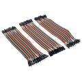 Cable de puente para placa de pruebas de 40 piezas macho a macho/macho a hembra/hembra a hembra (120 piezas por paquete), Male to Male (40 PCS)