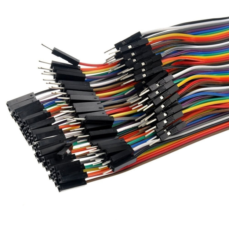 Cable de puente para placa de pruebas de 40 piezas macho a macho/macho a hembra/hembra a hembra (120 piezas por paquete), Male to Male (40 PCS)