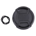 Tapa de lente de cámara con pellizco central de 67 mm, 67mm