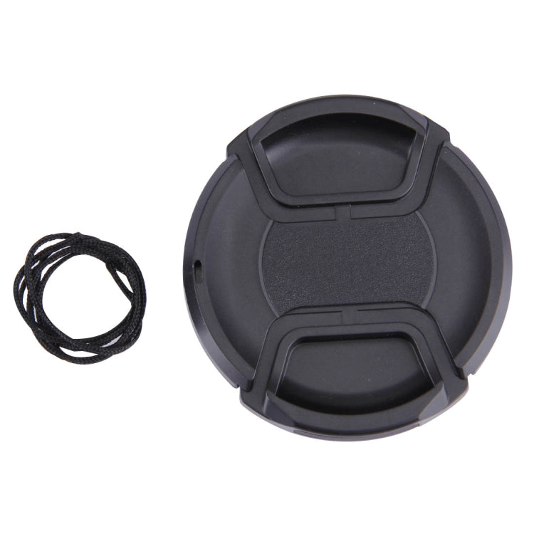 Tapa de lente de cámara con pellizco central de 67 mm, 67mm