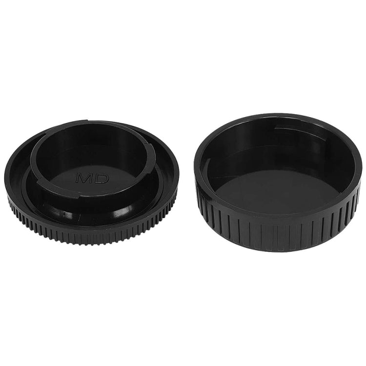 Cubierta del cuerpo de la cámara y tapa de lente trasera para Minolta MD, for Minolta MD