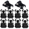 2 PCS ST-06 Hebilla de superficie de montaje de correa básica para GoPro Hero11 Negro / HERO10 Negro / 9 Negro / 8 Negro / 7/6/5/5 Sesión / 4 Sesión / 4/3+ / 3/2/1, DJI Osmo Actiony otras cámaras de acción, ST-06