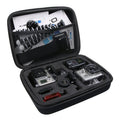 Bolsa de almacenamiento portátil a prueba de golpes para GoPro Hero11 Black / HERO10 Black / HERO9 Black / HERO8 Black / HERO7 /6/5/5 Session /4 Session /4/3+ /3/2/1, DJI Osmo Action y otras cámaras de acción, Size: 22.5cm x 16cm x 6cm