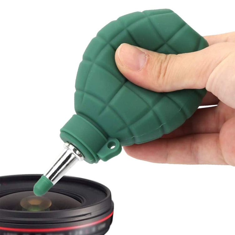Bola limpiadora de soplador de polvo de goma granada para cámara con filtro de lente, CD, ordenadores, equipos audiovisuales, PDA, gafas y LCD, Grenade Rubber Ball
