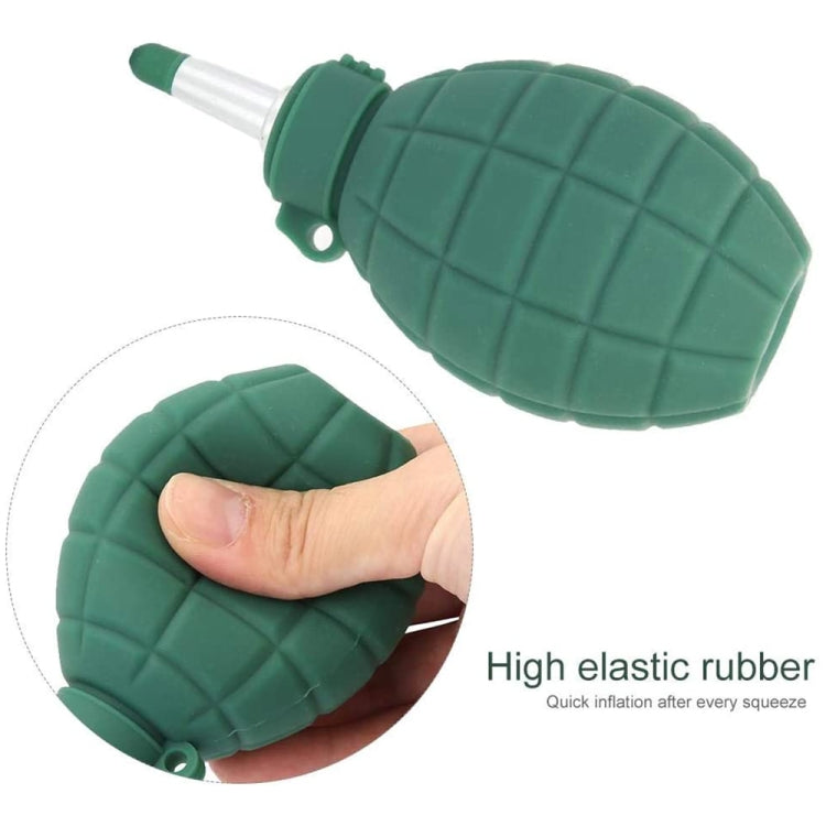 Bola limpiadora de soplador de polvo de goma granada para cámara con filtro de lente, CD, ordenadores, equipos audiovisuales, PDA, gafas y LCD, Grenade Rubber Ball