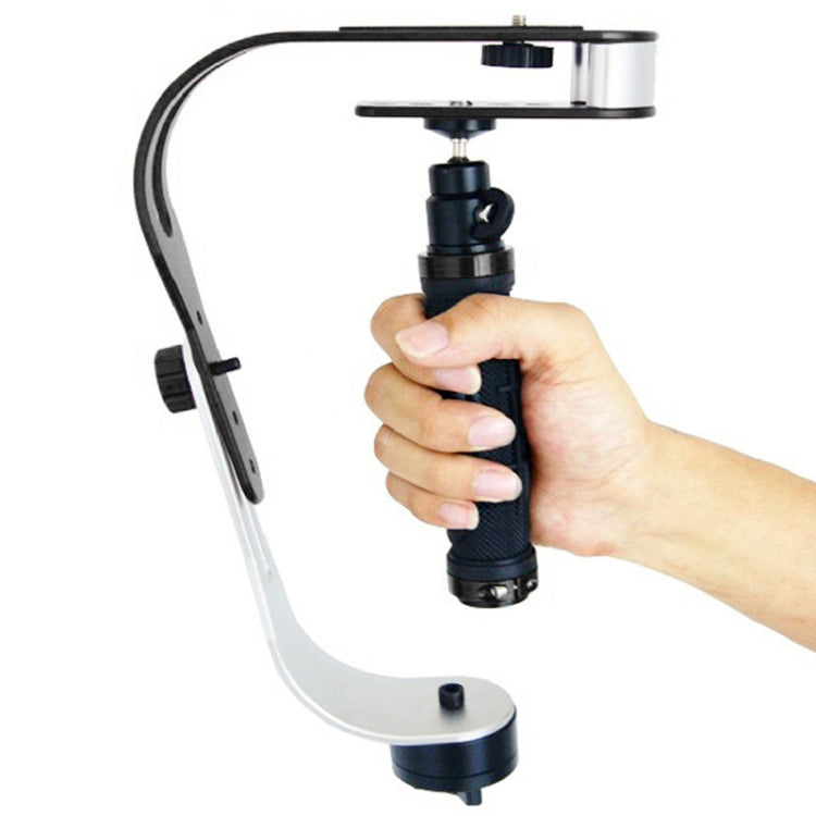 Estabilizador de vídeo portátil DEBO para videocámara con cámara DSLR, UF-007, UF-007(Black), UF-007(Red)