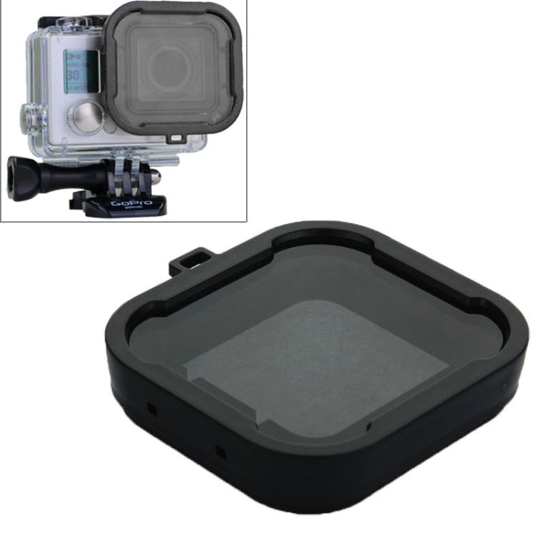 Filtro de carcasa de buceo a presión Polar Pro Aqua Cube para GoPro HERO4 /3+, Grey, Red, Yellow
