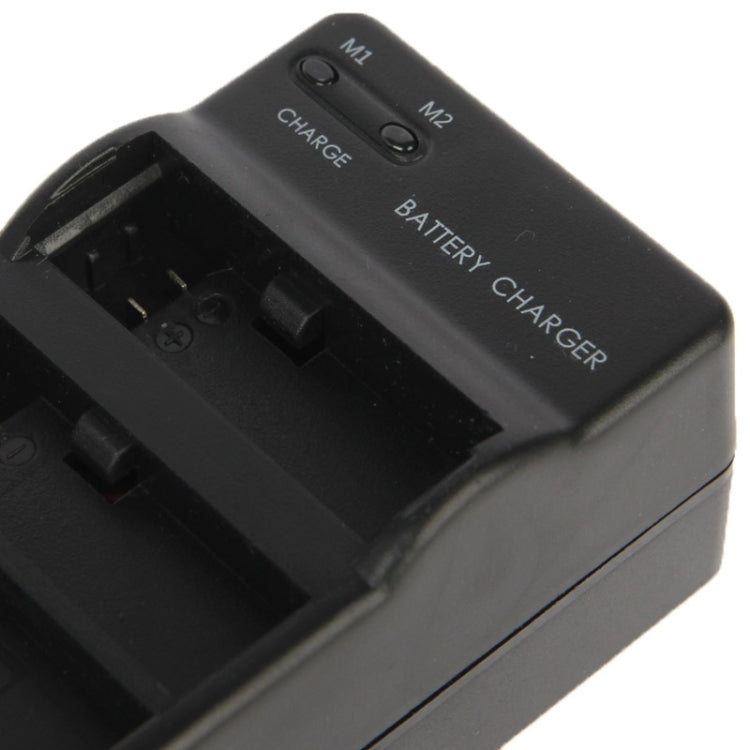 AHDBT-401 Cargador de Batería Doble para Cámara Digital + Cargador de Coche + Adaptador para GoPro HERO4, GP280-B