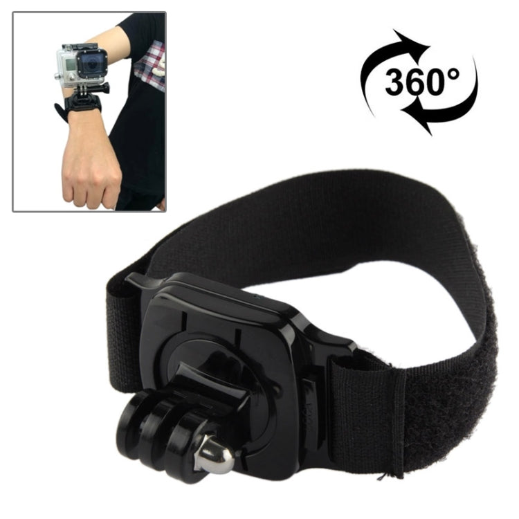 Soporte de correa de muñeca para cámara de mano con rotación de 360 grados para GoPro Hero11 Black / HERO10 Black / HERO9 Black / HERO8 Black / HERO7 /6/5/5 Session /4 Session /4/3+ /3/2/1, Insta360 ONE R, DJIOsmo Action y otras cámaras de acción, lo...