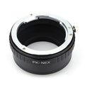 Anillo escalonado para montura de lente PK-NEX, For Sony NEX