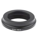 Anillo escalonado para montura de lente M39-NEX, Leica M39
