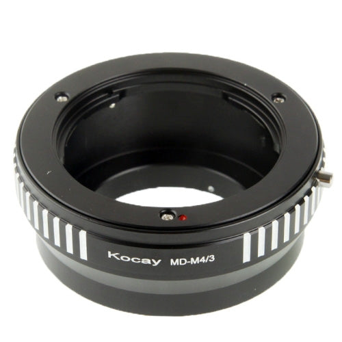 Anillo escalonado de montaje de lente MD a lente M4/3, For Olympus M4/3 (Black)