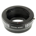 Anillo escalonado de montaje de lente MD a lente M4/3, For Olympus M4/3 (Black)