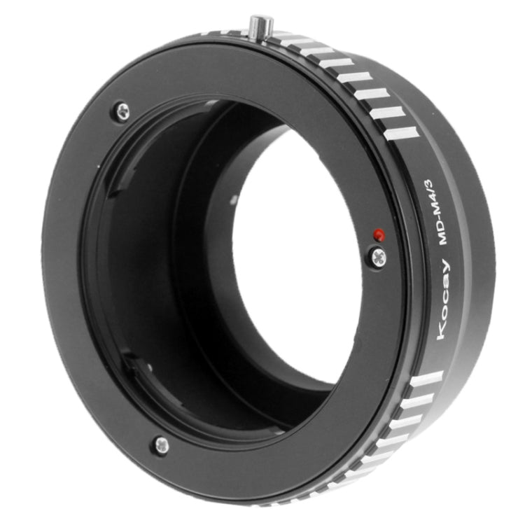 Anillo escalonado de montaje de lente MD a lente M4/3, For Olympus M4/3 (Black)