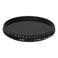 Filtro variable ajustable de densidad neutra atenuador ND de 58 mm Filtro ND 2 a ND 400, 58mm