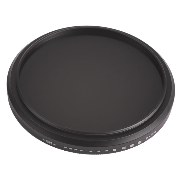 Filtro variable ajustable de densidad neutra atenuador ND de 67 mm Filtro ND 2 a ND 400, 67mm