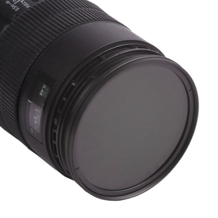 Filtro variable ajustable de densidad neutra atenuador ND de 67 mm Filtro ND 2 a ND 400, 67mm