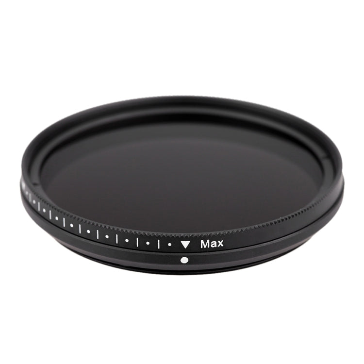 Filtro variable ajustable de densidad neutra atenuador ND de 52 mm Filtro ND 2 a ND 400, 52mm