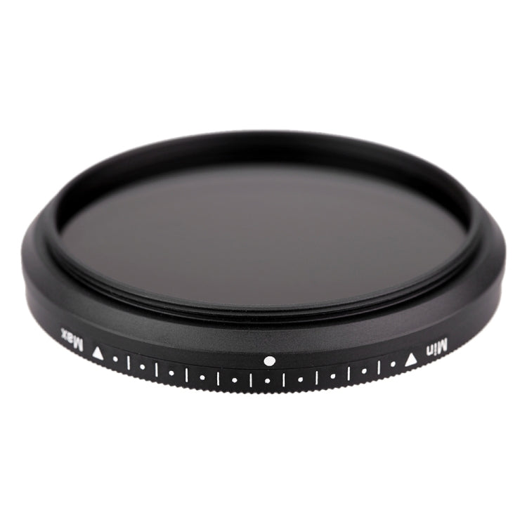 Filtro variable ajustable de densidad neutra atenuador ND de 52 mm Filtro ND 2 a ND 400, 52mm