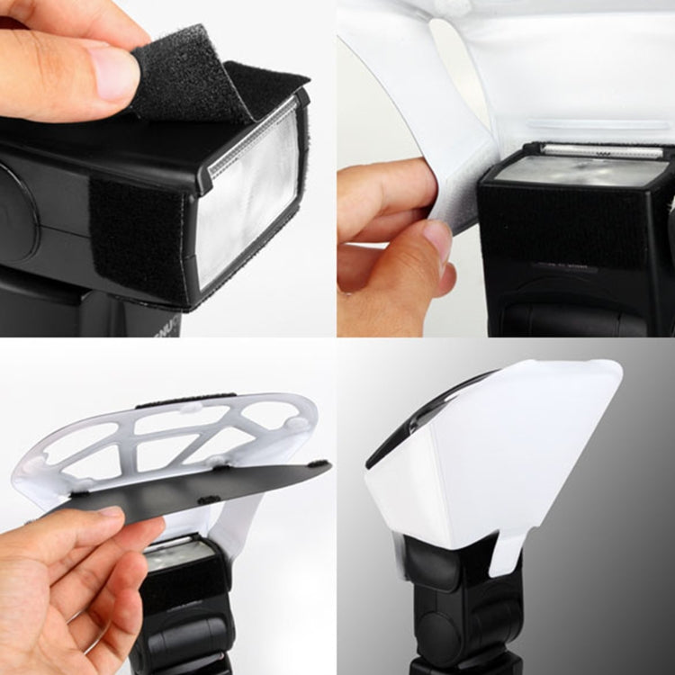 FB-20 Cámara universal Luz de flash superior Speedlite Difusor de flash de enfoque de rebote, FB-20