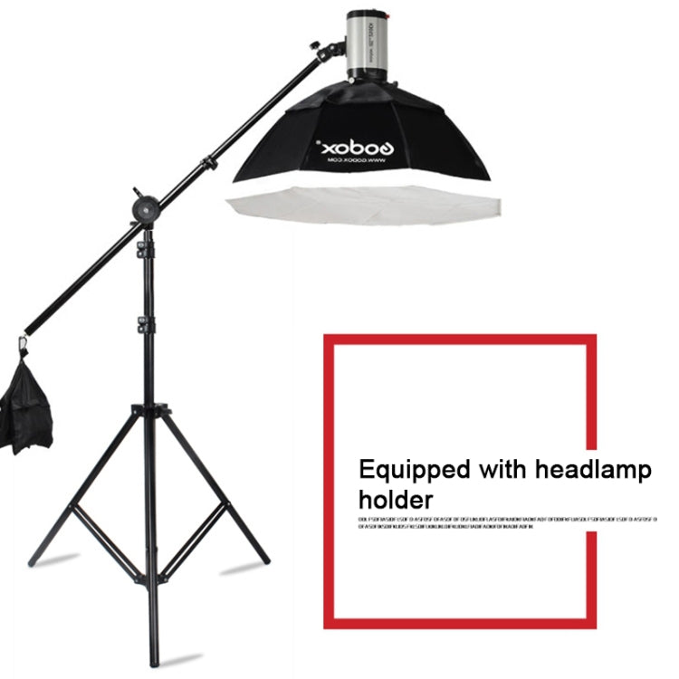 Soporte de iluminación de aluminio para fotografía profesional, altura de 68cm-200cm, para luz de Flash de estudio