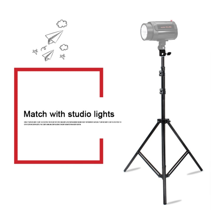 Soporte de iluminación de aluminio para fotografía profesional, altura de 68cm-200cm, para luz de Flash de estudio