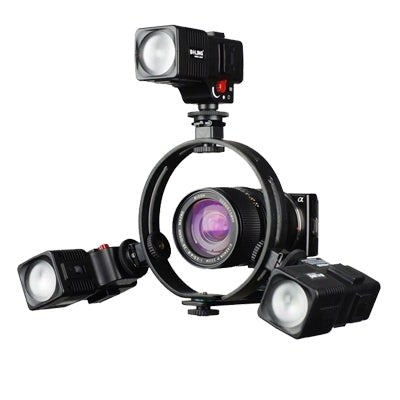 Soporte en forma de O para luz de vídeo de videocámara, O-Bracket