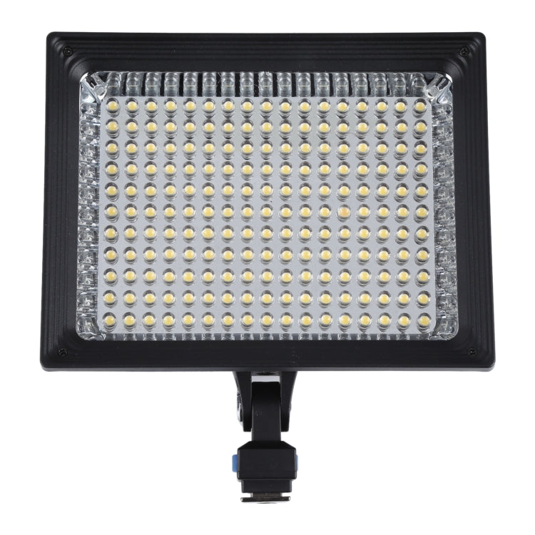 LED-187A 187 Luz de vídeo LED para cámara/videocámara y batería de iones de litio Sony NP-F770 de 7,4 V 4400 mAh y con hojas suaves y filtros amarillos, 187 LED with NP-F770