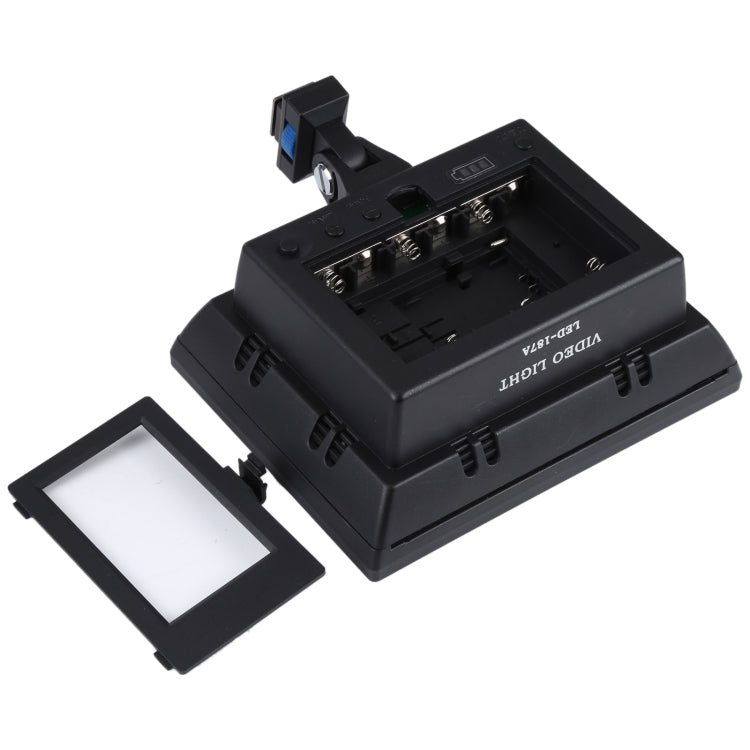 LED-187A 187 Luz de vídeo LED para cámara/videocámara y batería de iones de litio Sony NP-F770 de 7,4 V 4400 mAh y con hojas suaves y filtros amarillos, 187 LED with NP-F770