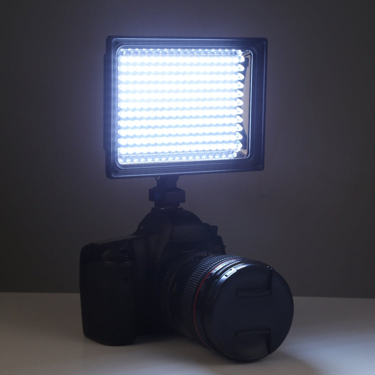 LED-187A 187 Luz de vídeo LED para cámara/videocámara y batería de iones de litio Sony NP-F770 de 7,4 V 4400 mAh y con hojas suaves y filtros amarillos, 187 LED with NP-F770