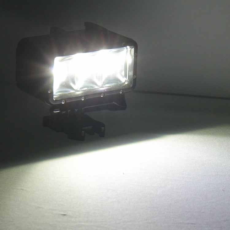 Luz de video a prueba de agua de 30 m Linterna de 3 modos con soporte de base y tornillo para GoPro Hero11 Black / HERO10 Black / HERO9 Black /HERO8 / HERO7 /6/5/5 Session /4 Session /4/3+ /3/2/1, Insta360 ONER, DJI Osmo Action y otras cámaras de acció...