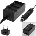 Cargador de batería dual para cámara digital para SJ4000, SJ5000, SJ6000, M10, Car Battery Charger