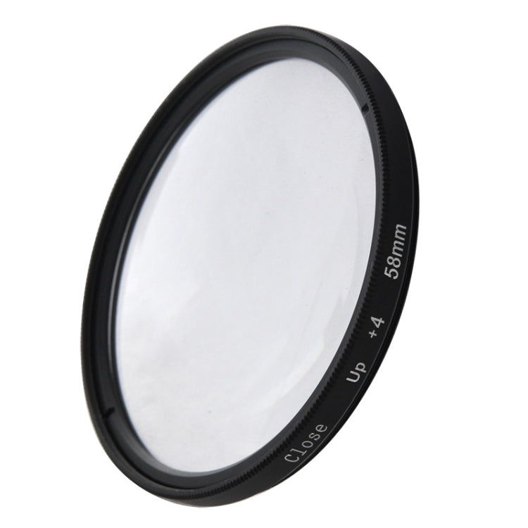 Filtro de lente de primer plano 6 en 1 de 58 mm Filtro de lente macro + anillo adaptador de filtro para GoPro HERO3, 6 in 1 58mm