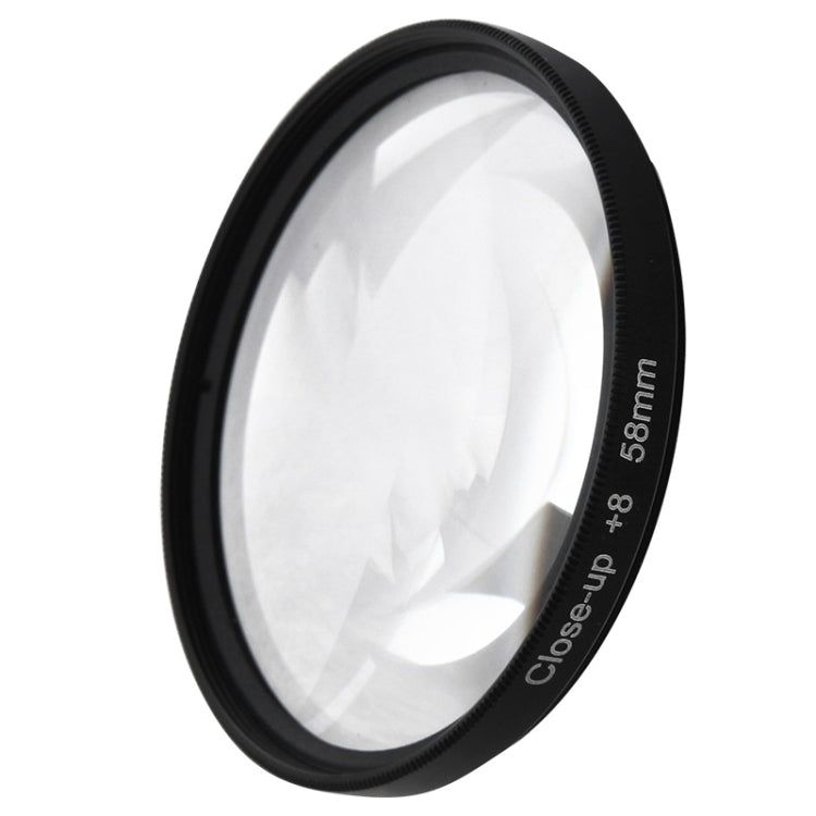Filtro de lente de primer plano 6 en 1 de 58 mm Filtro de lente macro + anillo adaptador de filtro para GoPro HERO3, 6 in 1 58mm