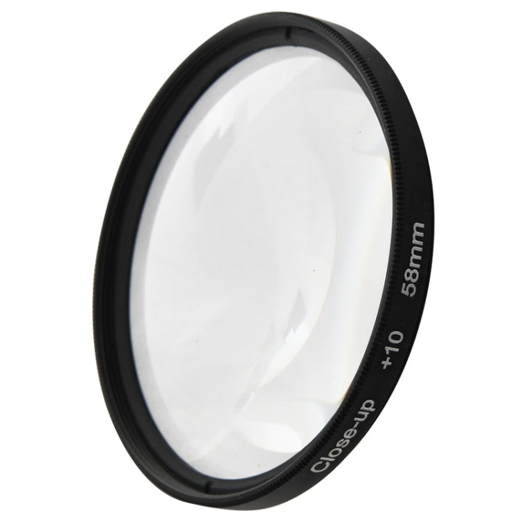 Filtro de lente de primer plano 6 en 1 de 58 mm Filtro de lente macro + anillo adaptador de filtro para GoPro HERO3, 6 in 1 58mm