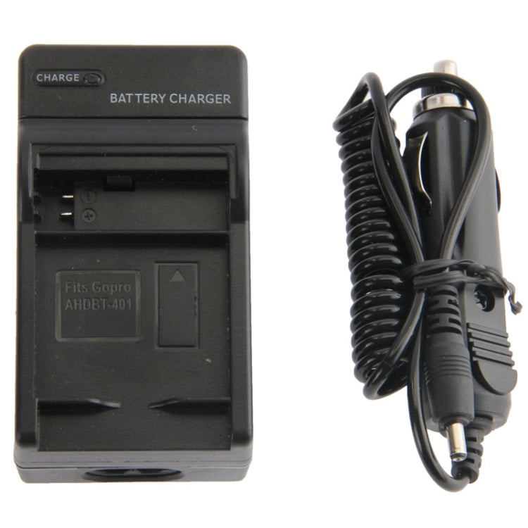 Cargador de coche de batería para cámara digital para GoPro HERO4 AHDBT-401, Car Charger