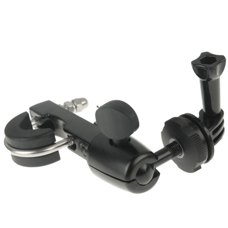 Tija de sillín para manillar, soporte para poste grande, abrazadera para bicicleta, Moto, con adaptador de montaje para trípode y tornillo para GoPro Hero11 Black / HERO10 Black /9 Black /8 Black /7/6/5/5 Session /4 Session /4/3+ /3/2 /1, DJI Osmo Acti...
