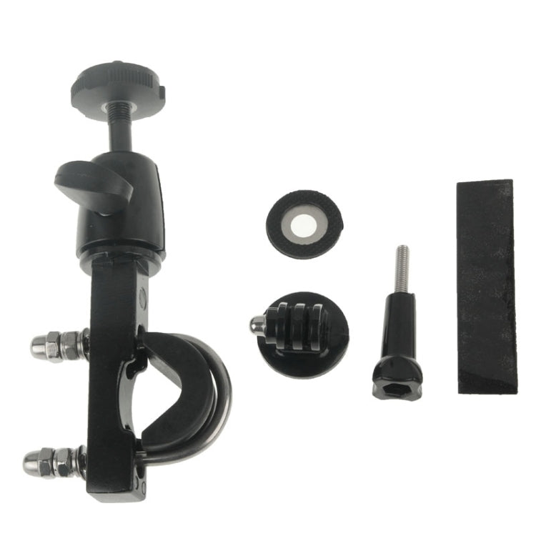 Tija de sillín para manillar, soporte para poste grande, abrazadera para bicicleta, Moto, con adaptador de montaje para trípode y tornillo para GoPro Hero11 Black / HERO10 Black /9 Black /8 Black /7/6/5/5 Session /4 Session /4/3+ /3/2 /1, DJI Osmo Acti...