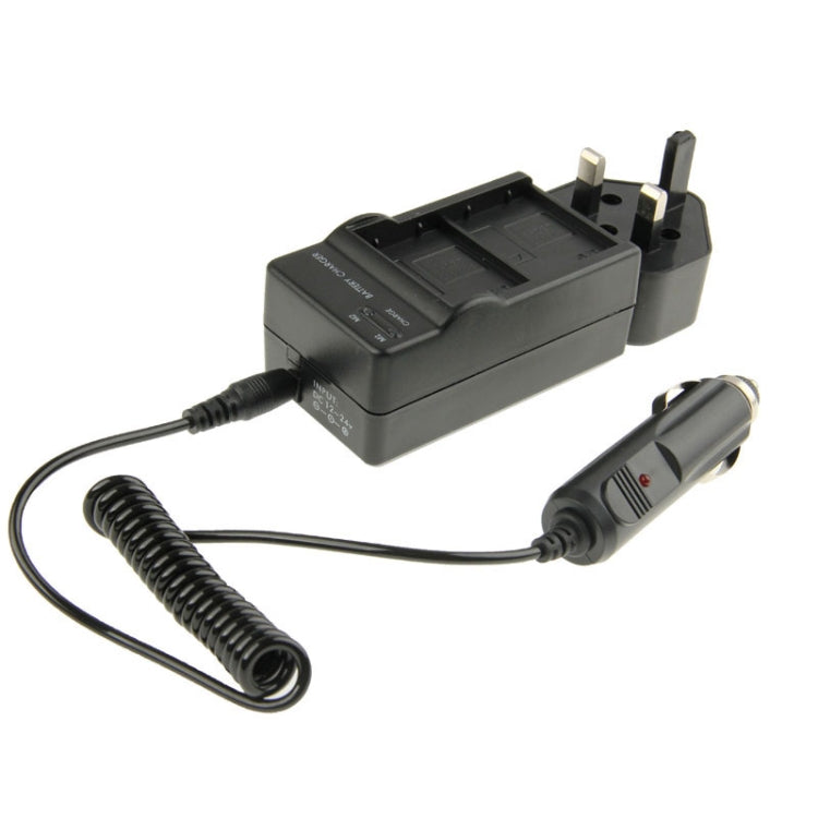 Cargador de coche con batería dual para cámara digital 3 en 1 para GoPro HERO3+ / 3 AHDBT-201 / AHDBT-301, EU Plug, US Plug, UK Plug, AU Plug
