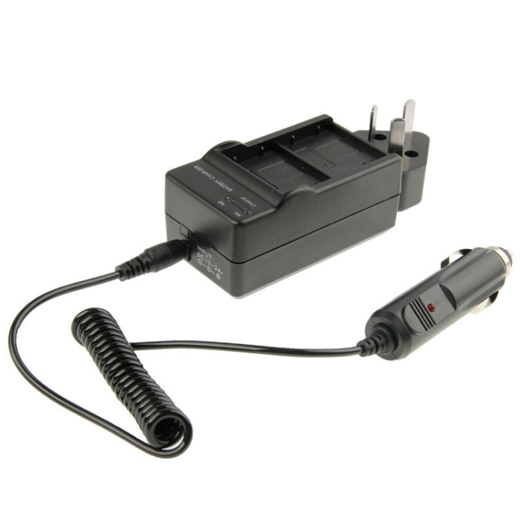 Cargador de coche con batería dual para cámara digital 3 en 1 para GoPro HERO3+ / 3 AHDBT-201 / AHDBT-301, EU Plug, US Plug, UK Plug, AU Plug