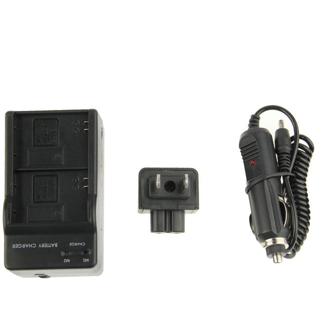 Cargador de coche con batería dual para cámara digital 3 en 1 para GoPro HERO3+ / 3 AHDBT-201 / AHDBT-301, EU Plug, US Plug, UK Plug, AU Plug