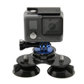 Ventosa estilo Coyote + soporte para trípode + tornillo de mango para GoPro Hero11 Black / HERO10 Black /9 Black /8 Black /7/6/5/5 Session /4 Session /4/3+ /3/2/1, DJI Osmo Actiony otras cámaras de acción