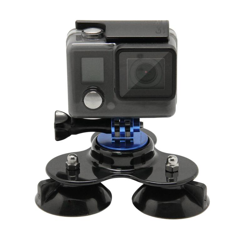 Ventosa estilo Coyote + soporte para trípode + tornillo de mango para GoPro Hero11 Black / HERO10 Black /9 Black /8 Black /7/6/5/5 Session /4 Session /4/3+ /3/2/1, DJI Osmo Actiony otras cámaras de acción