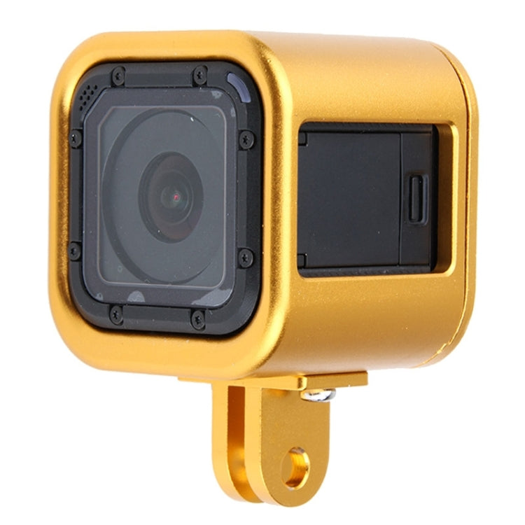 Carcasa protectora de aleación de aluminio CNC con cubierta trasera de seguro para GoPro HERO5 Session/HERO4 Session/HERO Session, HERO5 Session (Black), HERO5 Session (Silver), HERO5 Session (Red), HERO5 Session (Gold), HERO5 Session (Green)