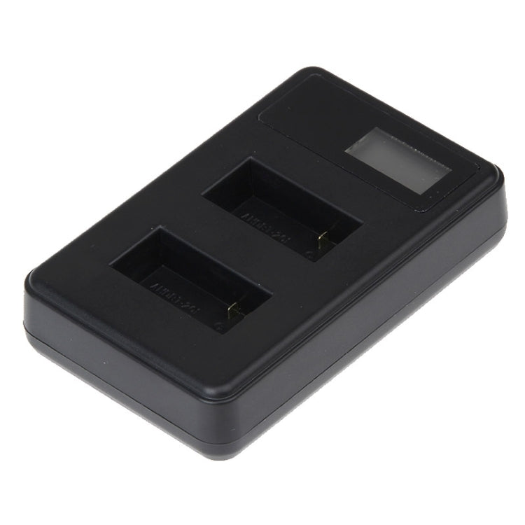 Cargador de baterías duales con pantalla LCD GP158-B para GoPro HERO3+ /3 (AHDBT-301, AHDBT-302), muestra la capacidad de carga, For GoPro HERO3+ /3