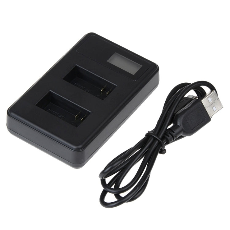 Cargador de baterías duales con pantalla LCD GP158-B para GoPro HERO3+ /3 (AHDBT-301, AHDBT-302), muestra la capacidad de carga, For GoPro HERO3+ /3